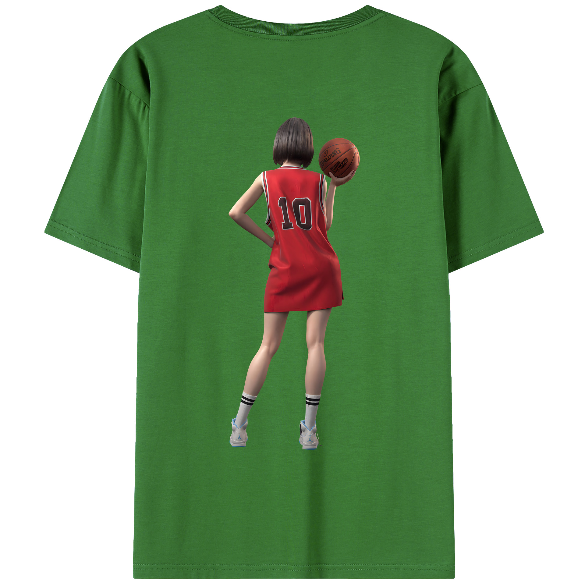 （画像用） SLAM DUNK／スラムダンク レディース半袖Tシャツ(バックプリント)